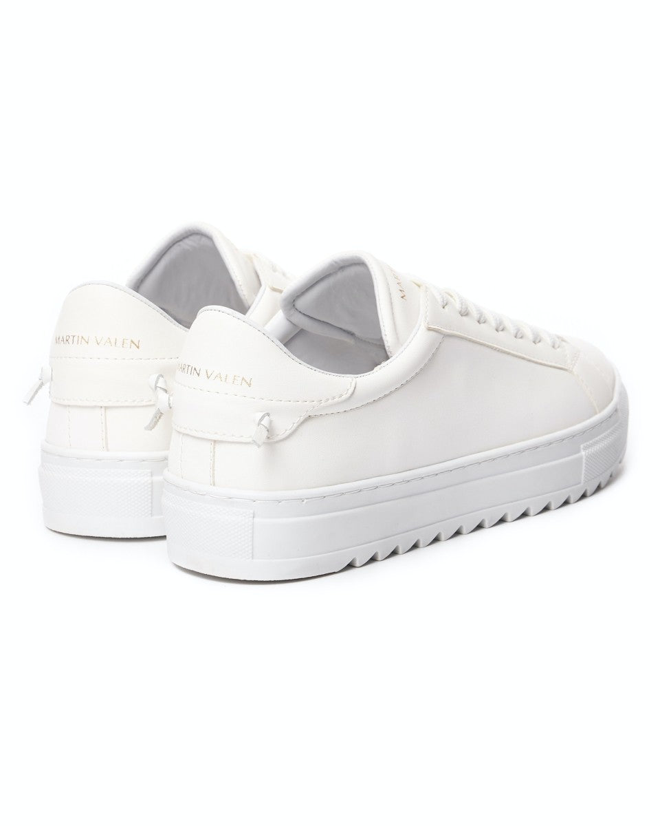 Low Top Sneakers - White