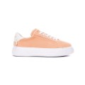 Node High Street Women's Suede Sneakers - Salmon