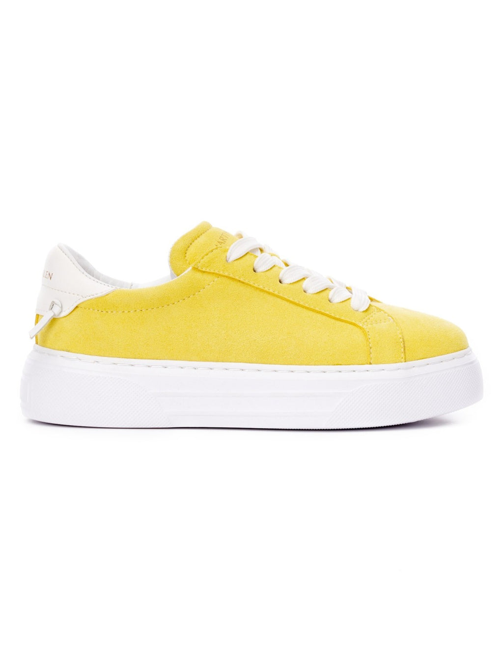Node High Street Women's Suede Sneakers - Yellow