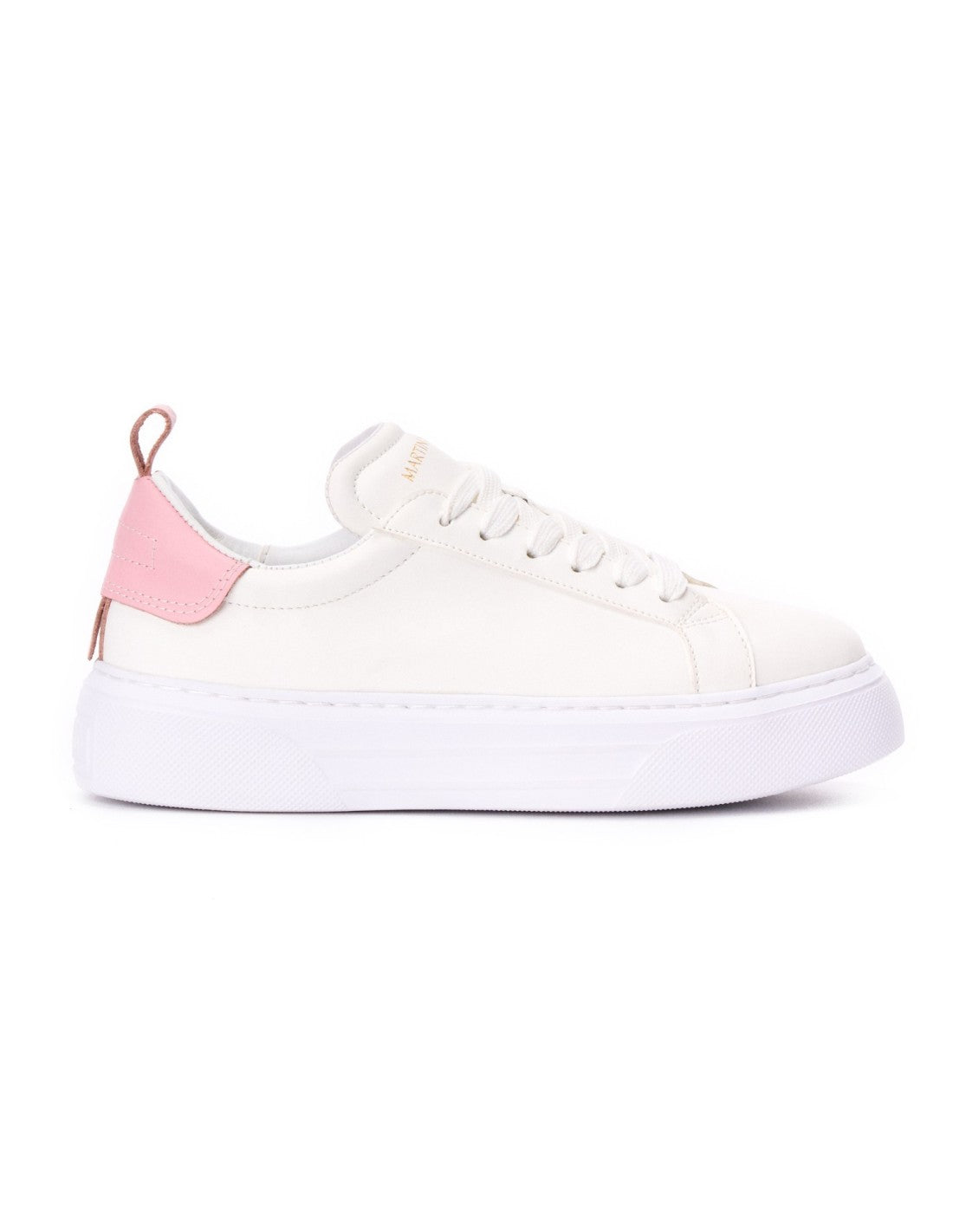 Bobe Women's Designer White Shoes with Pink Suede Belt